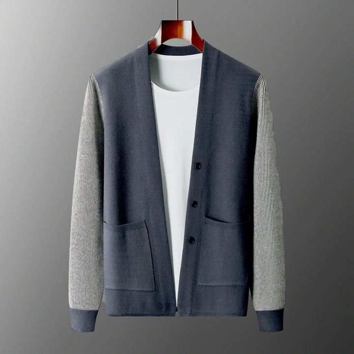 Westford Merino Two-tone Cardigan