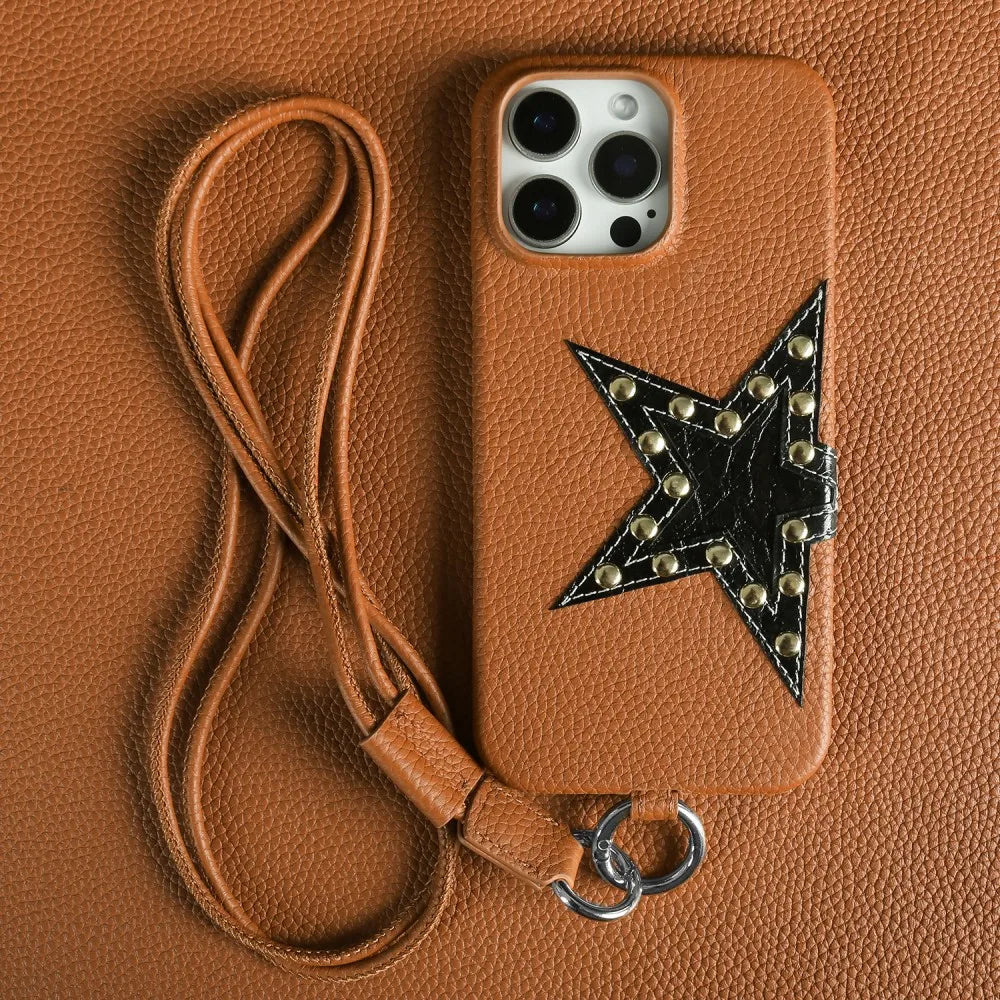 Rock Star Genuine Leather Case