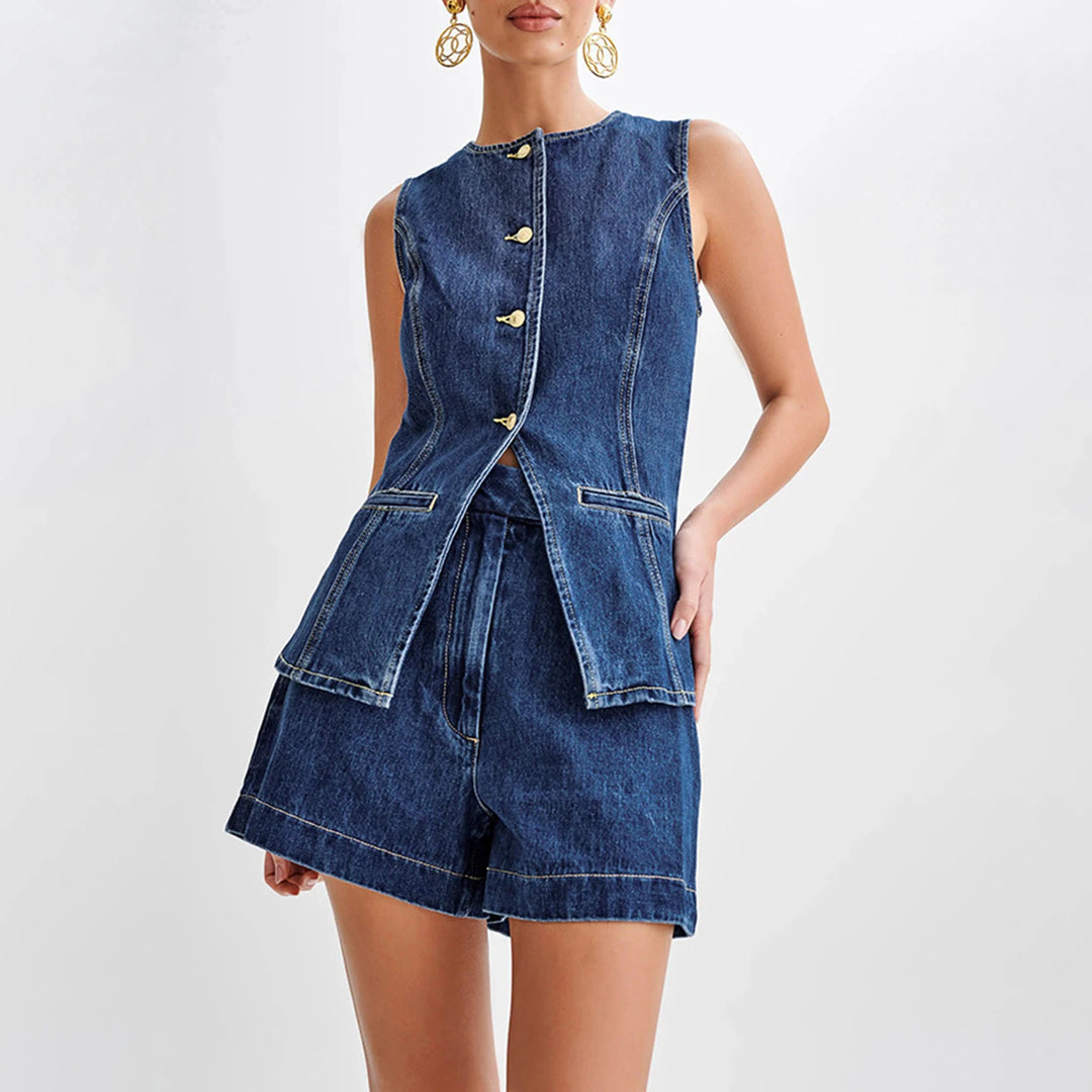 Meloria Denim 2 Piece Set