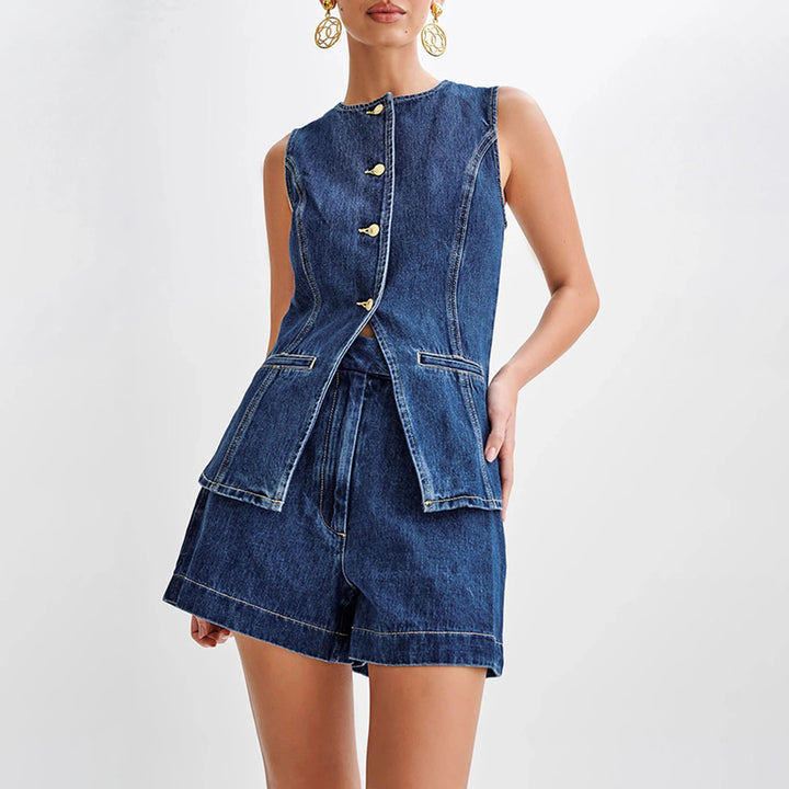 Meloria Denim 2 Piece Set