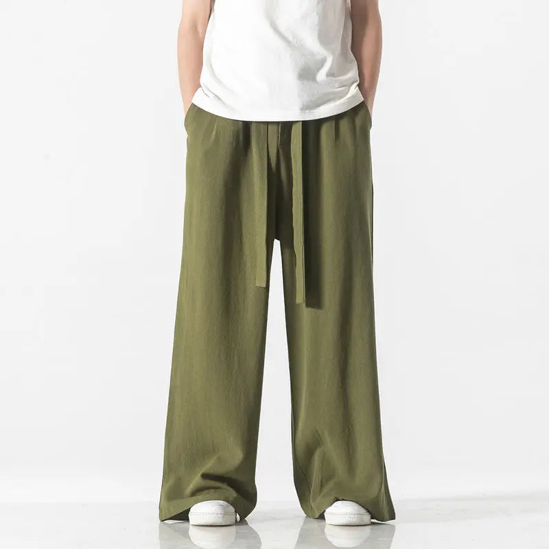 Jax Cotton Linen Joggers