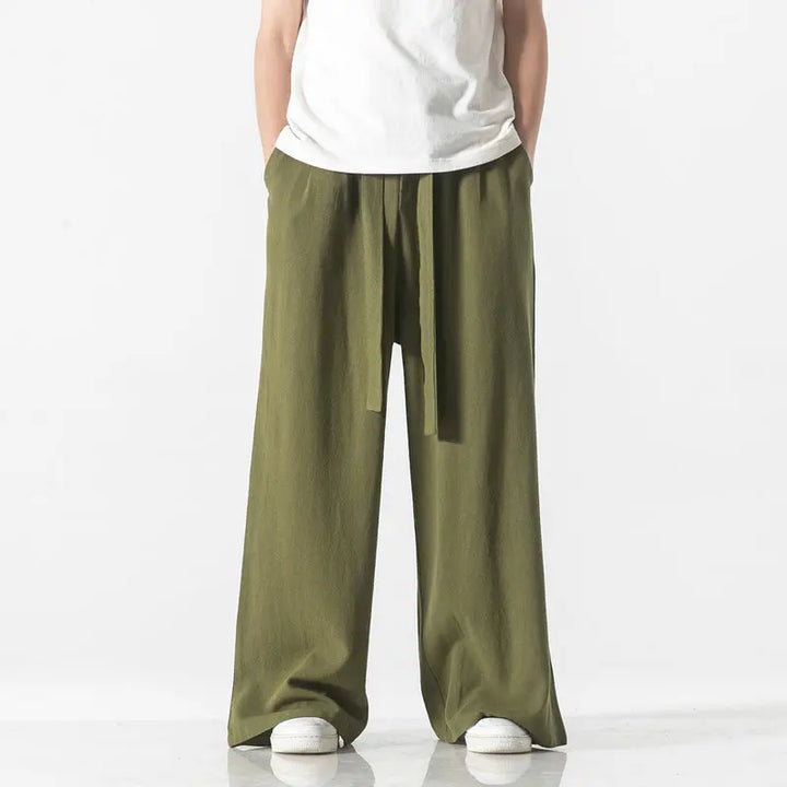 Jax Cotton Linen Joggers