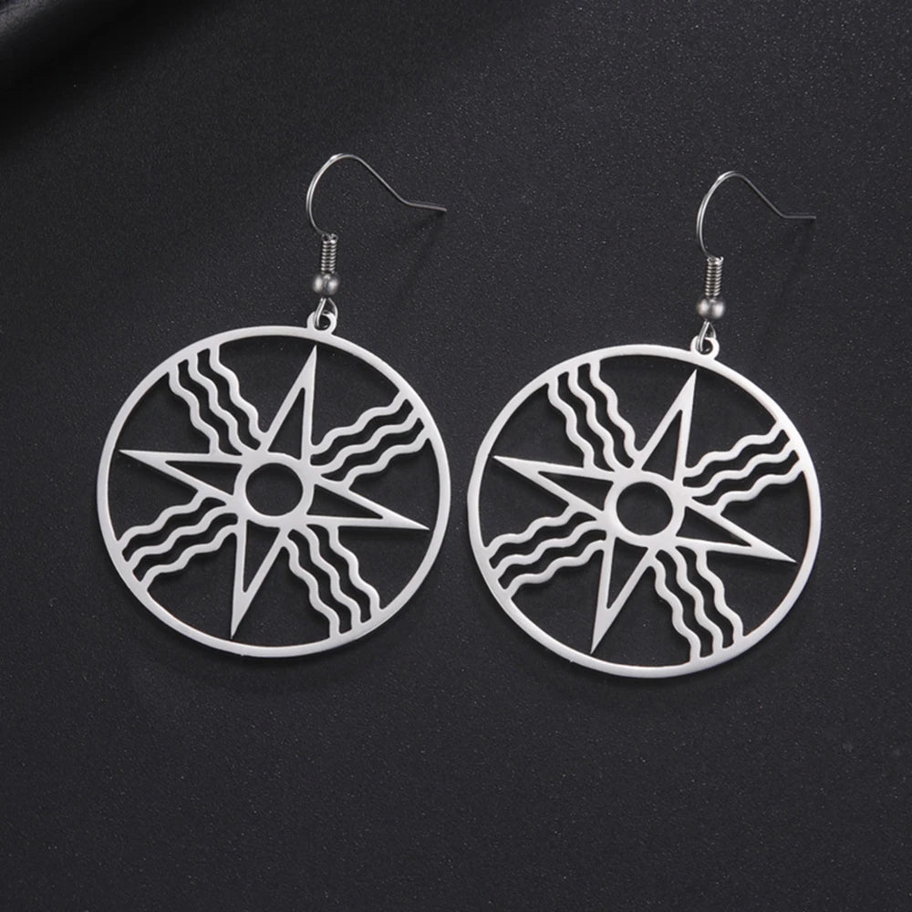 Sunseeker Medallion Earrings