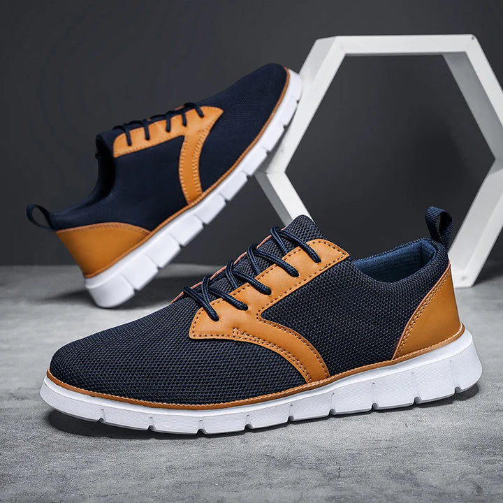 Montrow Leather Accented Sneakers