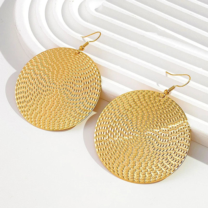 Nia Radiance Disc Earrings