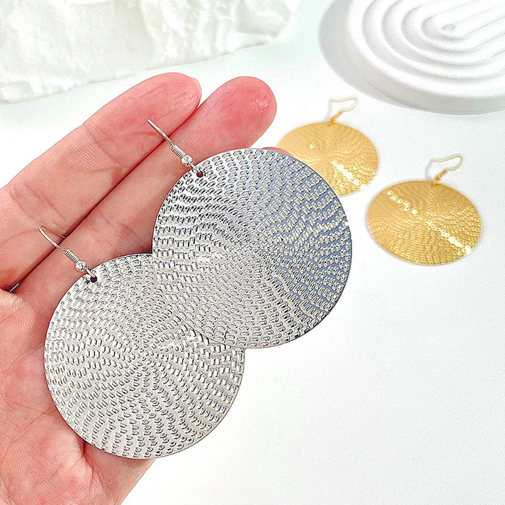 Nia Radiance Disc Earrings