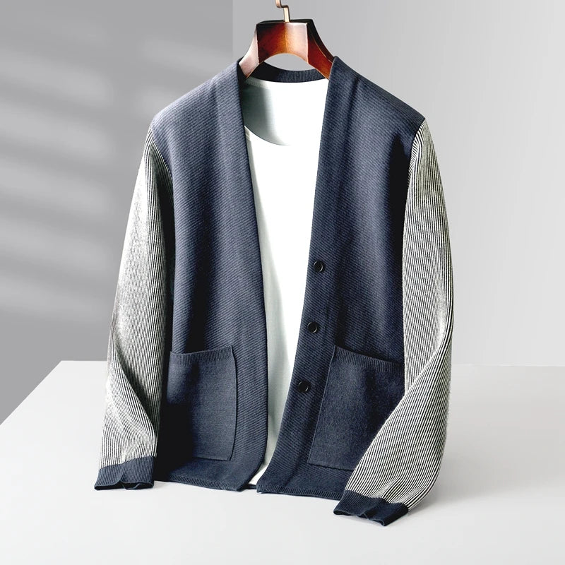 Westford Merino Two-tone Cardigan