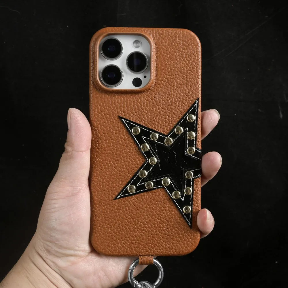 Rock Star Genuine Leather Case