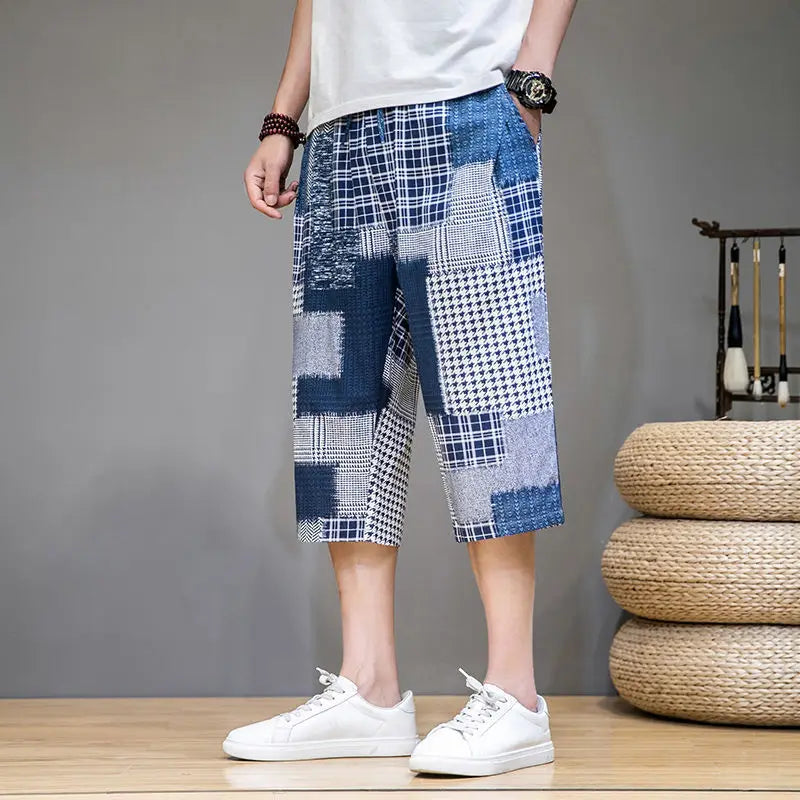 Keiji Patchwork Shorts