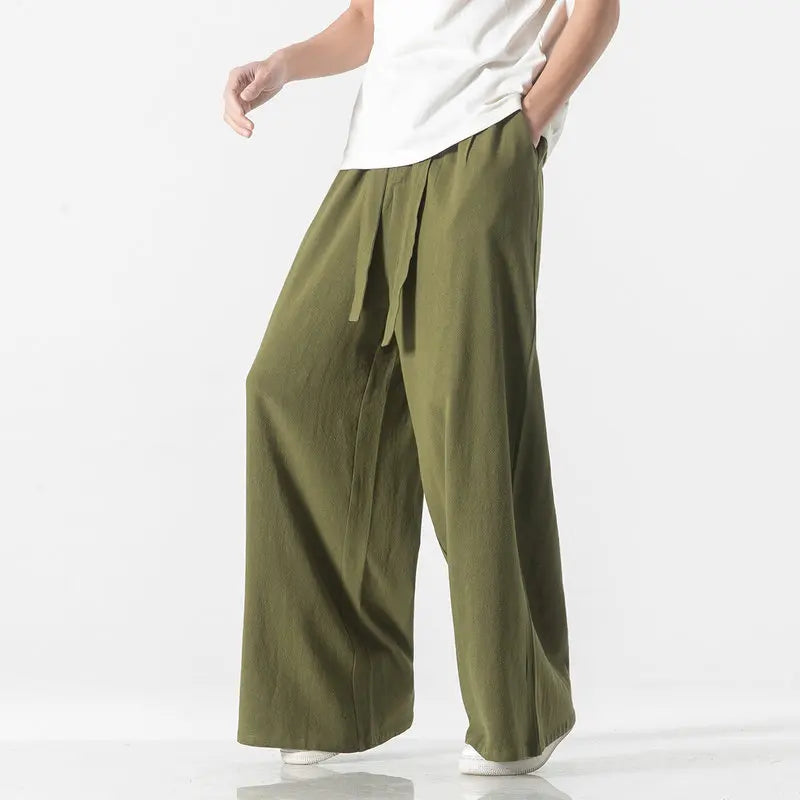 Jax Cotton Linen Joggers