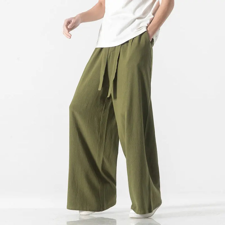 Jax Cotton Linen Joggers