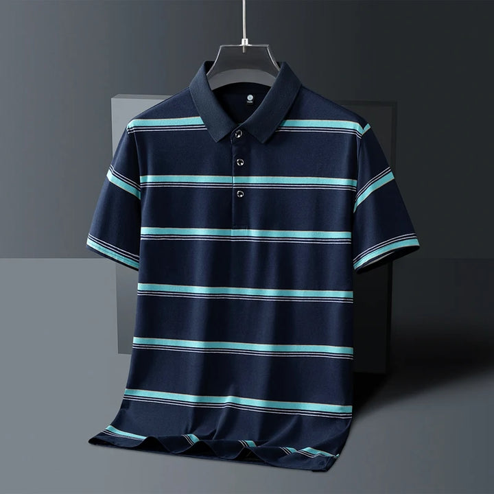 Oaklane Stripe Cotton Polo