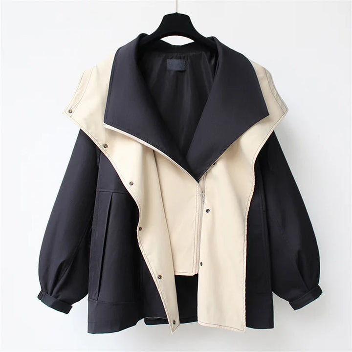 Elara Two-Tone Windbreaker