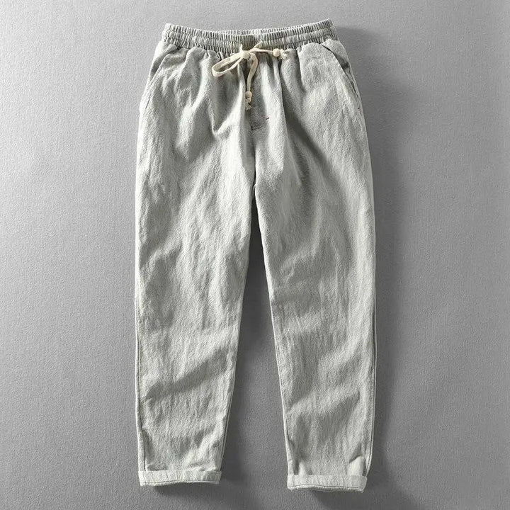 Solaro Cotton-Linen Joggers