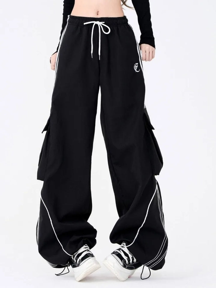 Zina Wide-Leg Cargo Pants