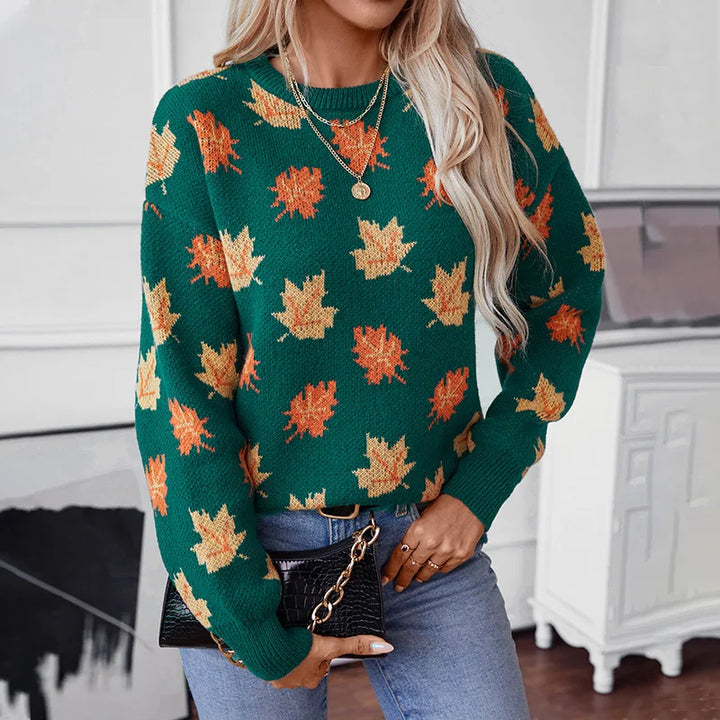 Angela Leaf Sweater