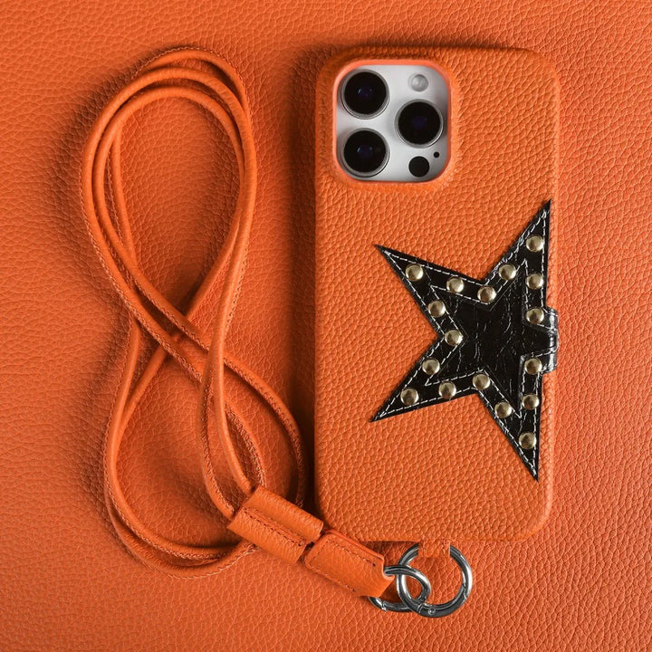Rock Star Genuine Leather Case