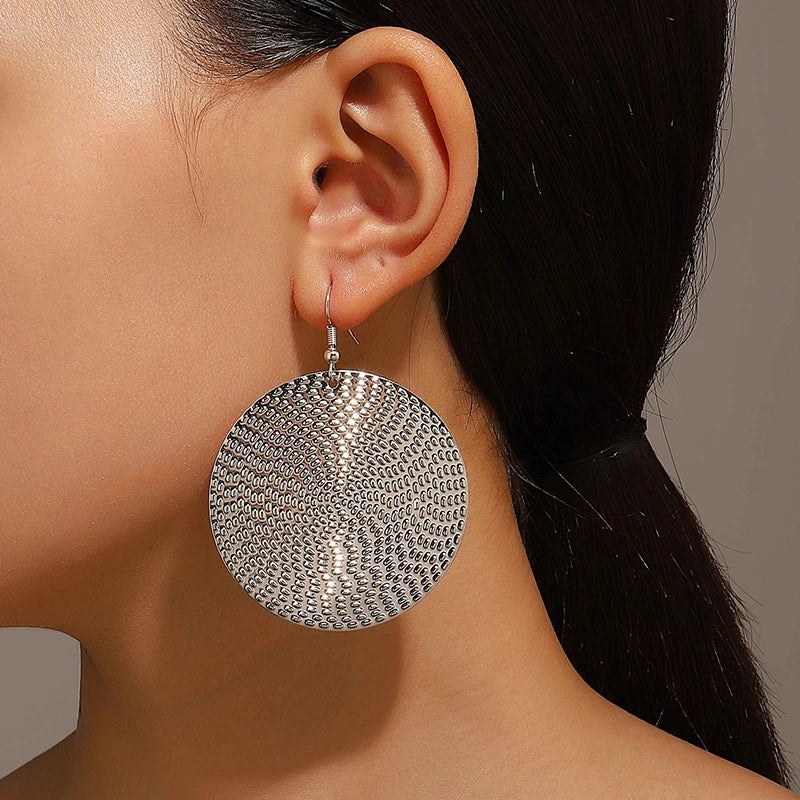 Nia Radiance Disc Earrings