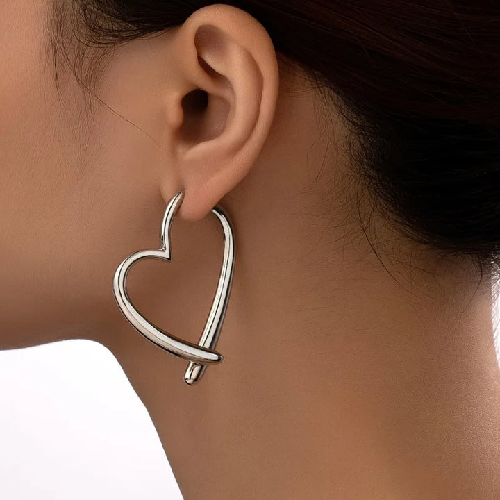 Heartline Earrings