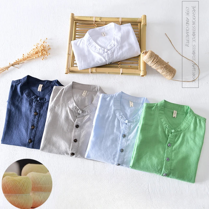 Horizon Cotton-Linen Shirt