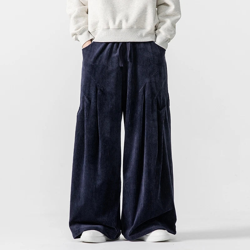 Wade Wide-Leg Corduroy Joggers