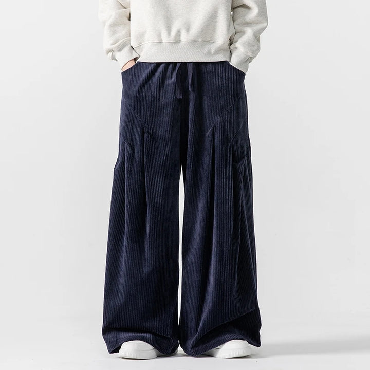 Wade Wide-Leg Corduroy Joggers
