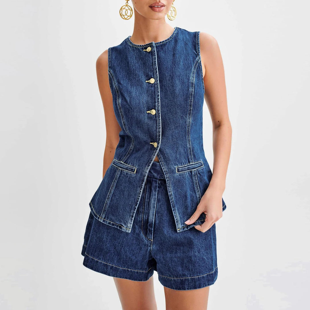 Meloria Denim 2 Piece Set