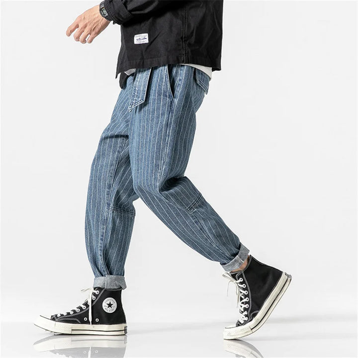 Rivertown Pinstripe Denim Pants