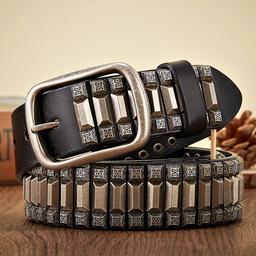 Motown Genuine Leather Belt