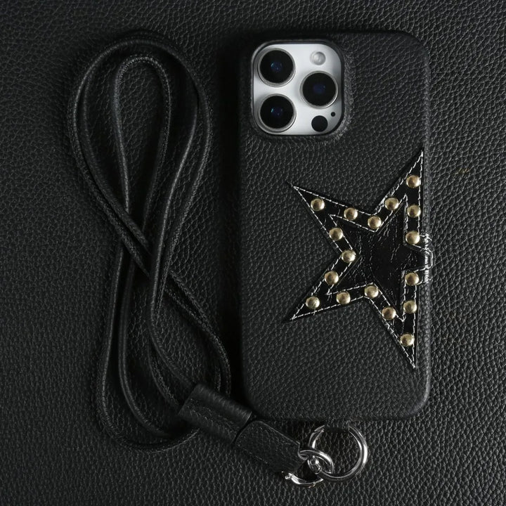 Rock Star Genuine Leather Case