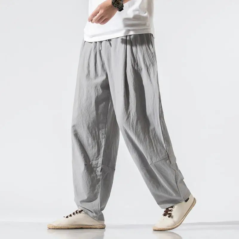 Terrace Cotton Linen Trousers