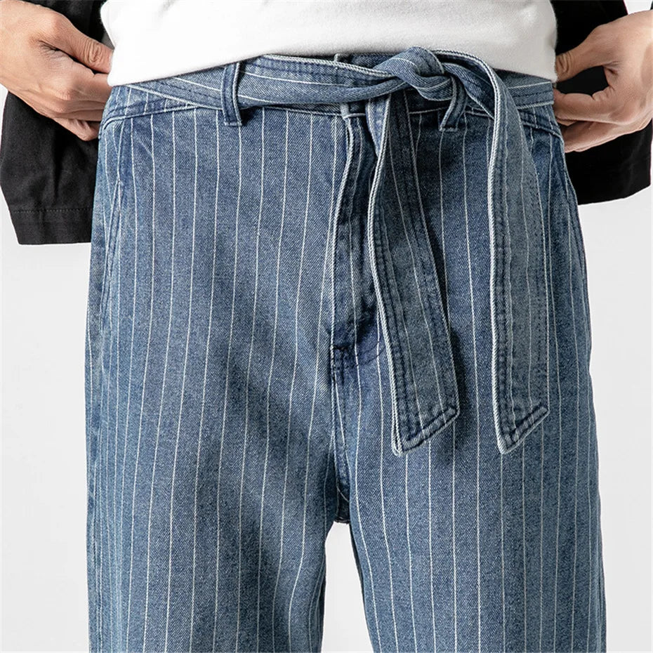 Rivertown Pinstripe Denim Pants