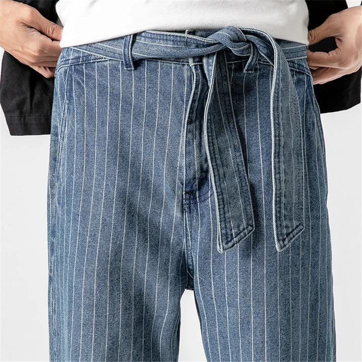 Rivertown Pinstripe Denim Pants