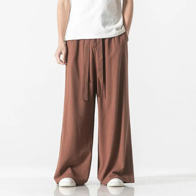 Jax Cotton Linen Joggers