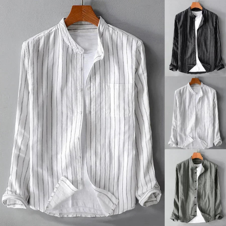 Erminio Striped Cotton Shirt