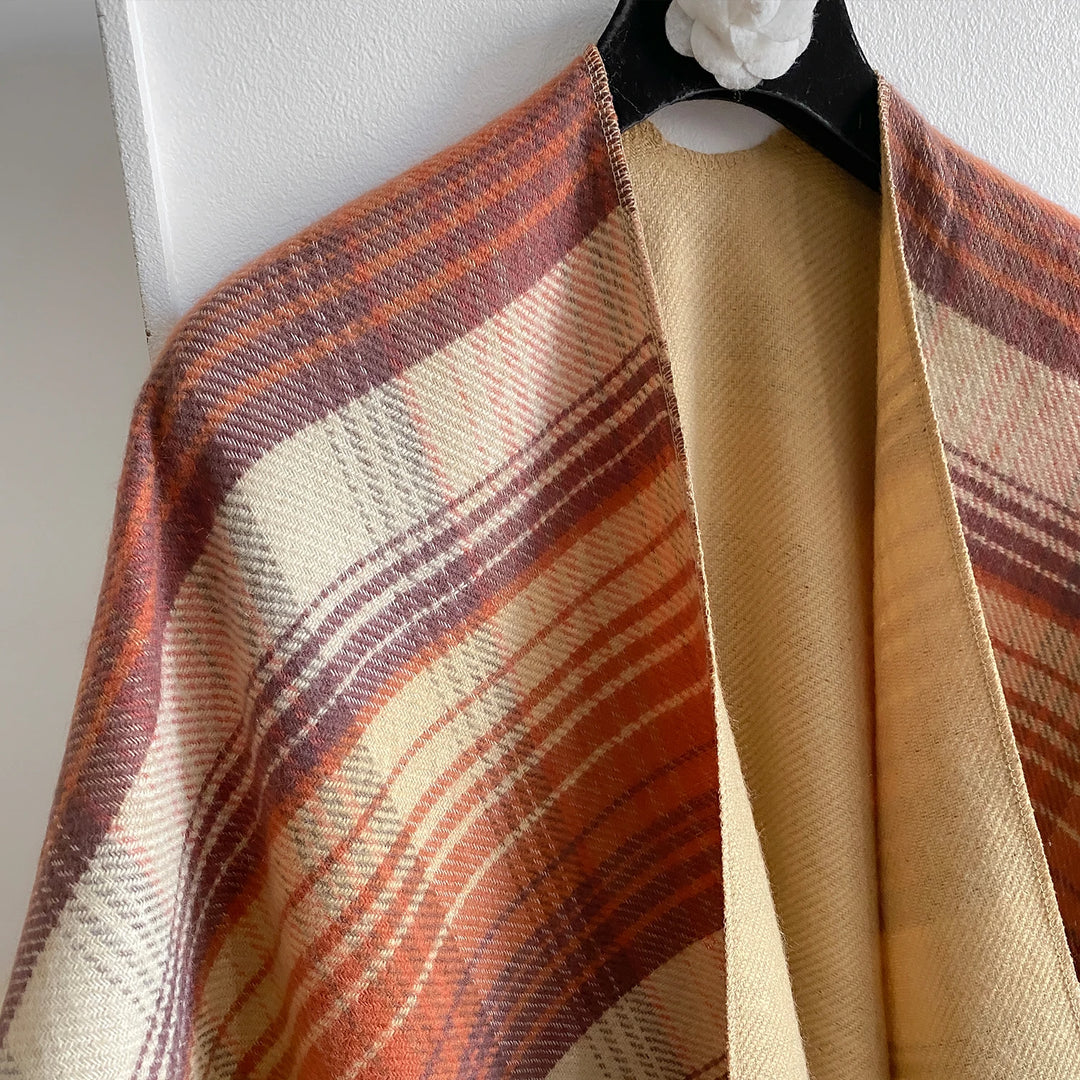Elysir Plaid Blanket Scarf