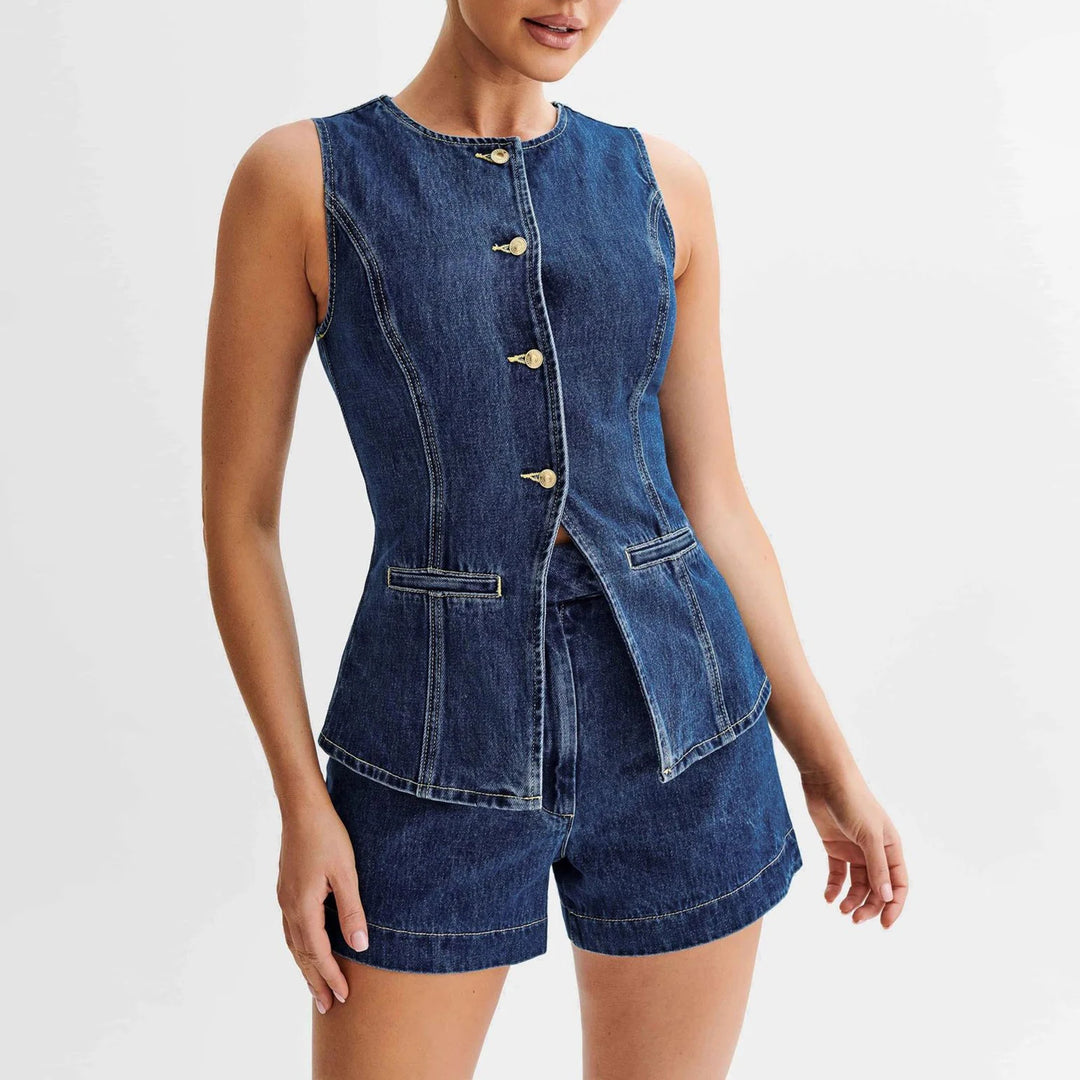 Meloria Denim 2 Piece Set