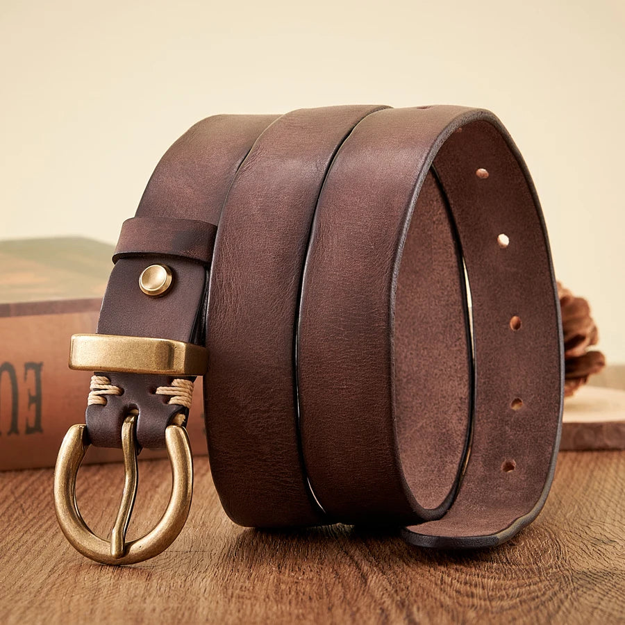 Harlan Cowhide Belt