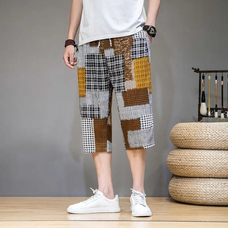 Keiji Patchwork Shorts