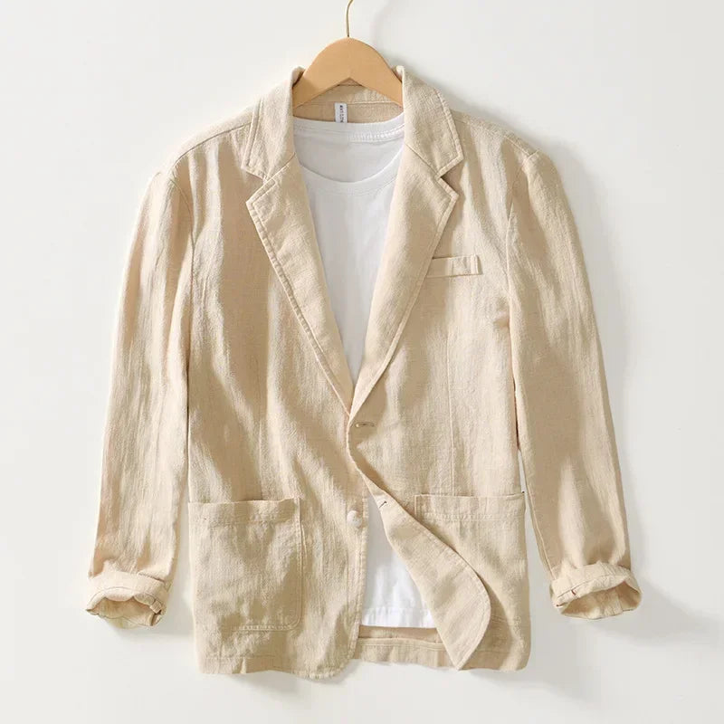 PalmSprings Cotton-Linen Blazer