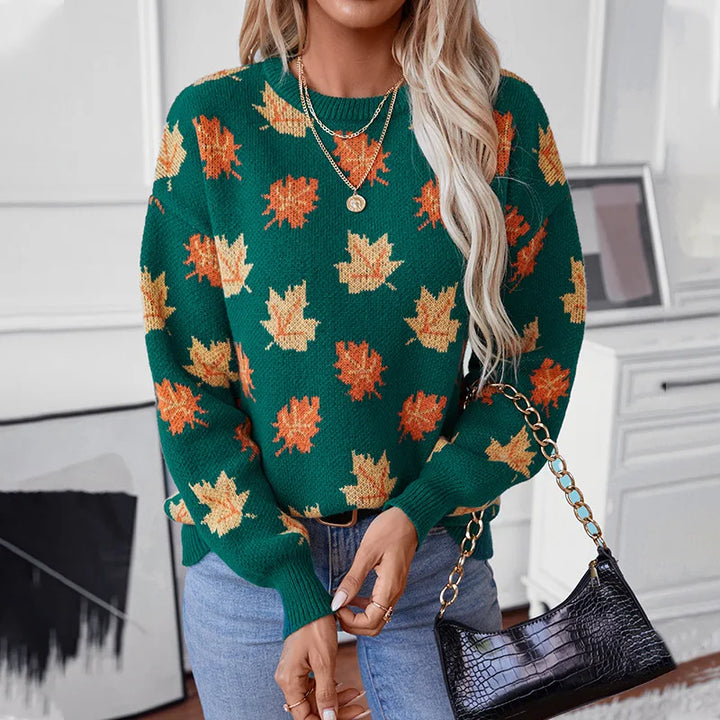 Angela Leaf Sweater