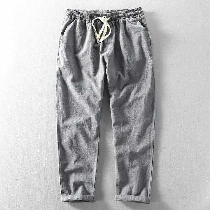 Solaro Cotton-Linen Joggers