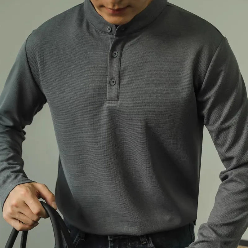 Amedeo Long-Sleeve Henley