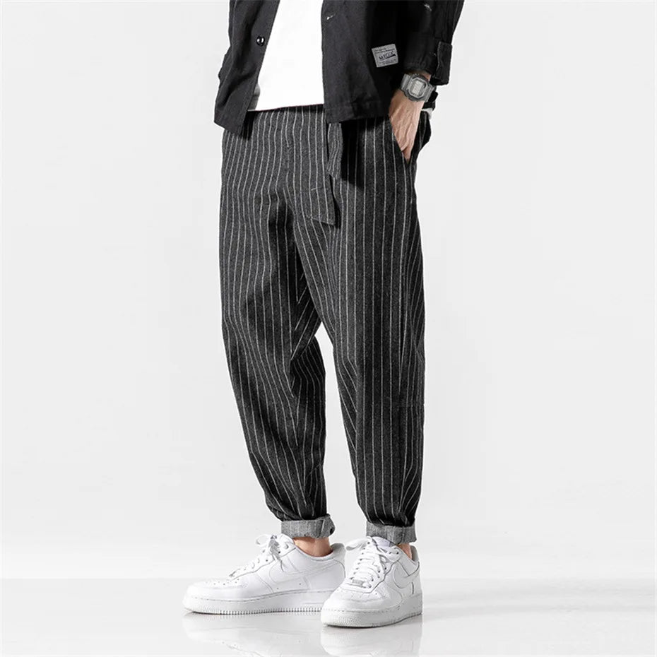 Rivertown Pinstripe Denim Pants