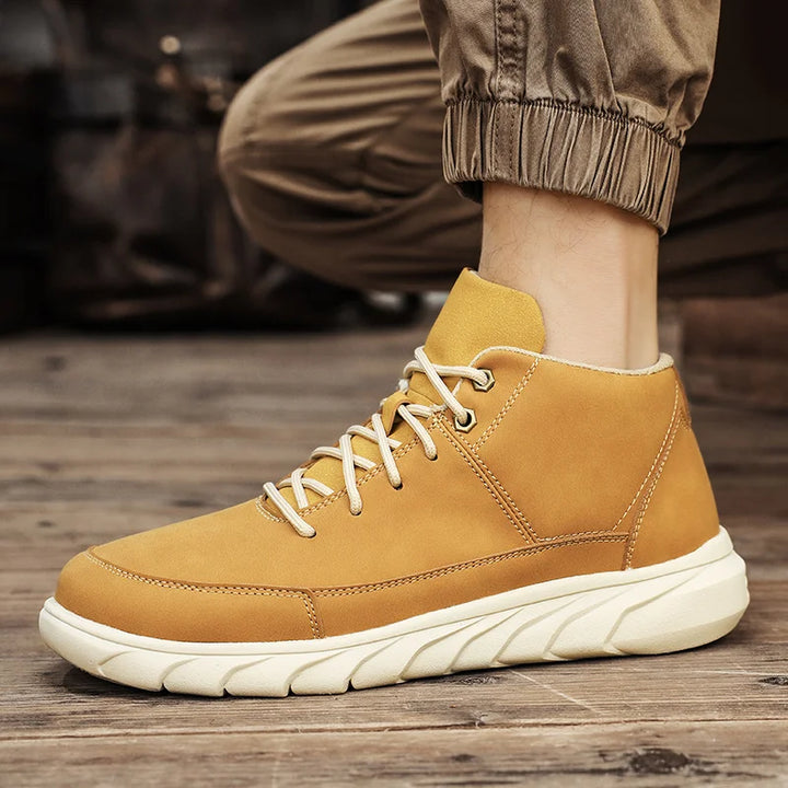 Hyggins Leather Low-top Boots