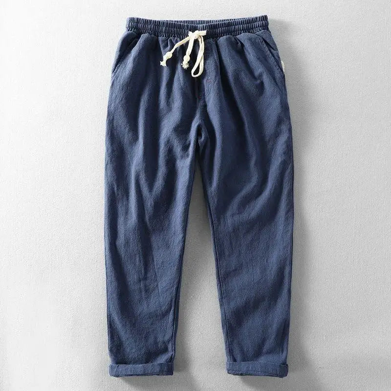 Solaro Cotton-Linen Joggers