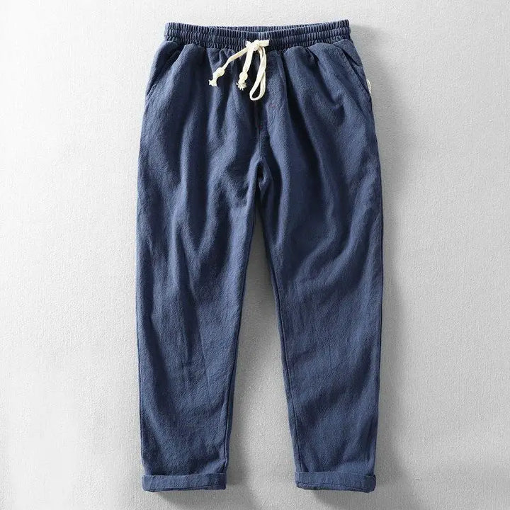 Solaro Cotton-Linen Joggers