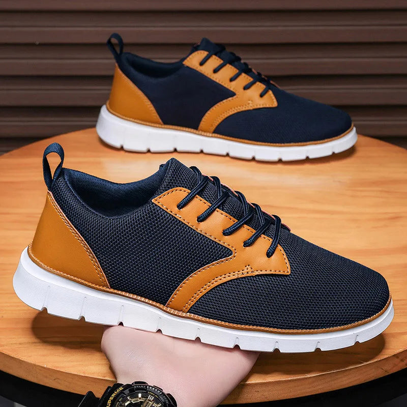 Montrow Leather Accented Sneakers