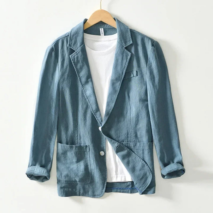 PalmSprings Cotton-Linen Blazer