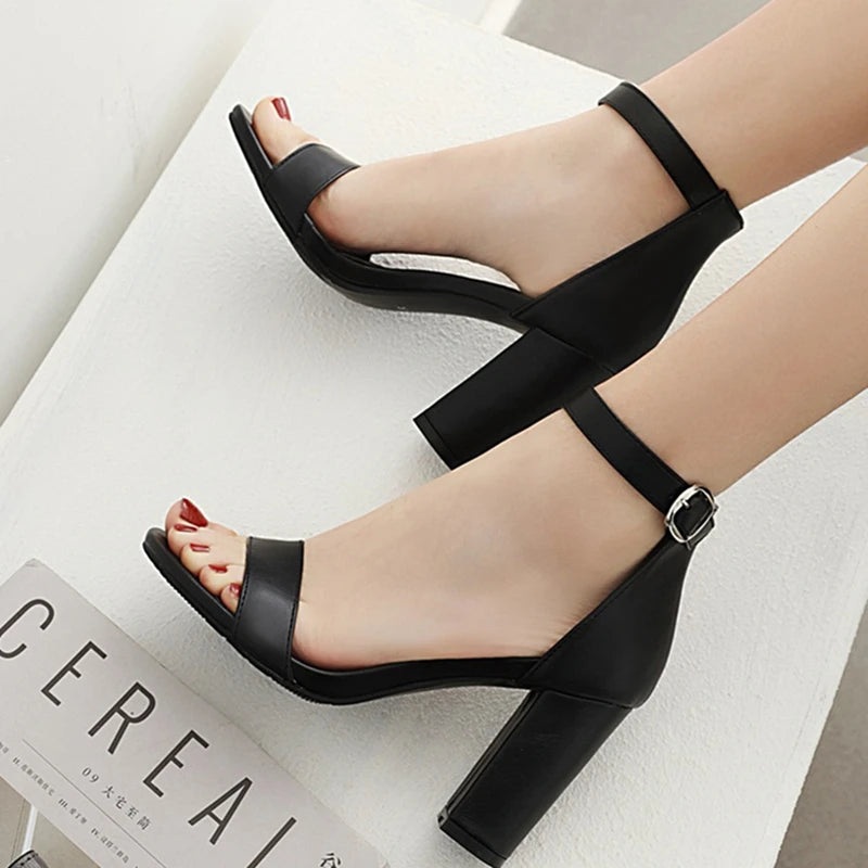 Elara Block Heel Sandal